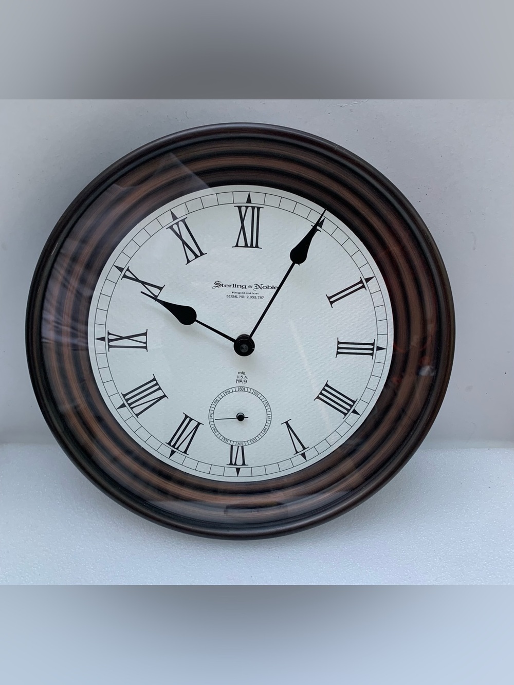 Sterling & Noble Clock Company traditional wall clock